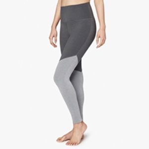 Beyond Yoga High-Wasted Two-Toned Gray Leggings